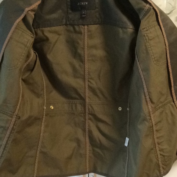 J.Crew Utility Jacket Style #19034 Olive Small - Picture 6 of 7